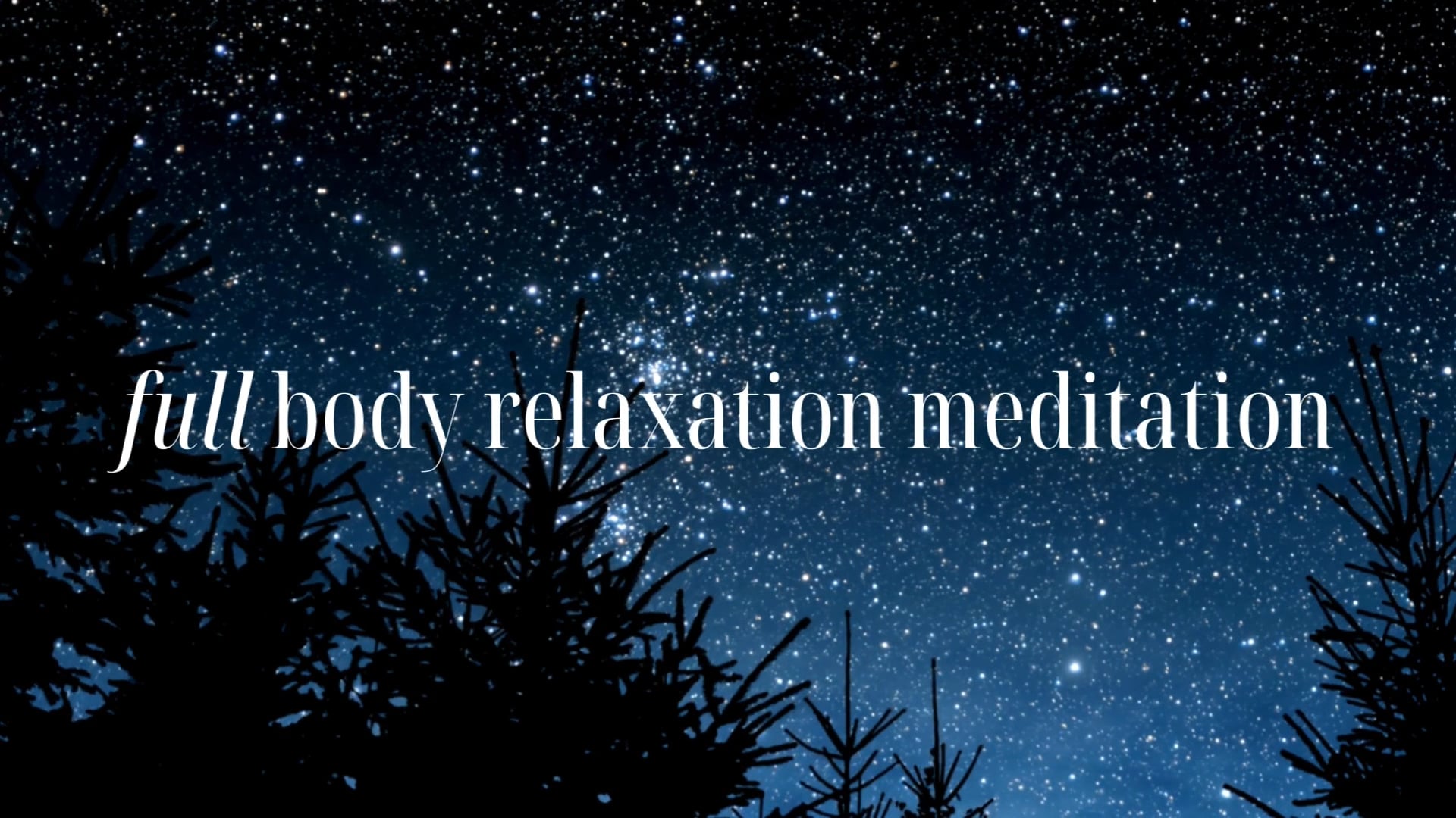 re:set meditations : full body relaxation