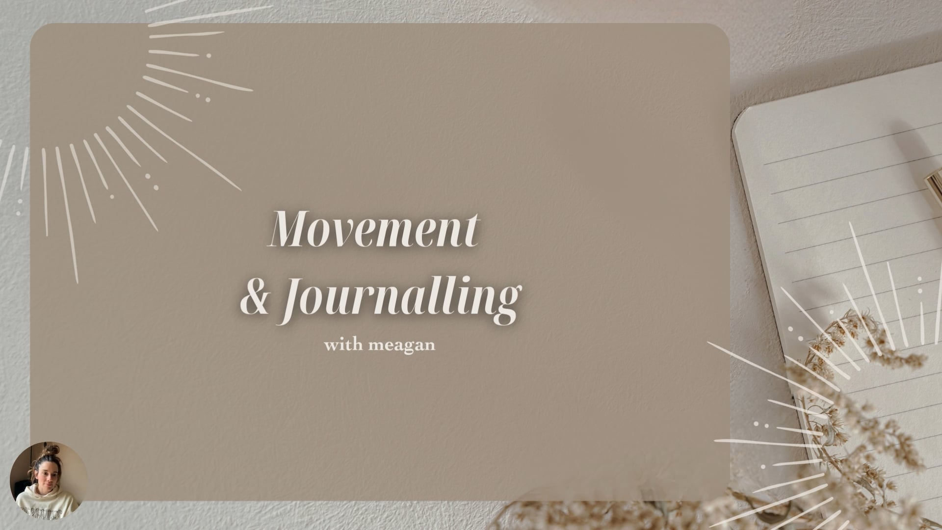 re:set journalling : movement & journalling
