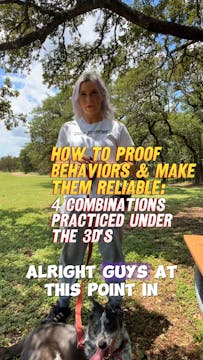 HOW TO PROOF BEHAVIORS & MAKE THEM RE...