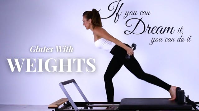 Reformer Glutes With Weights Workout