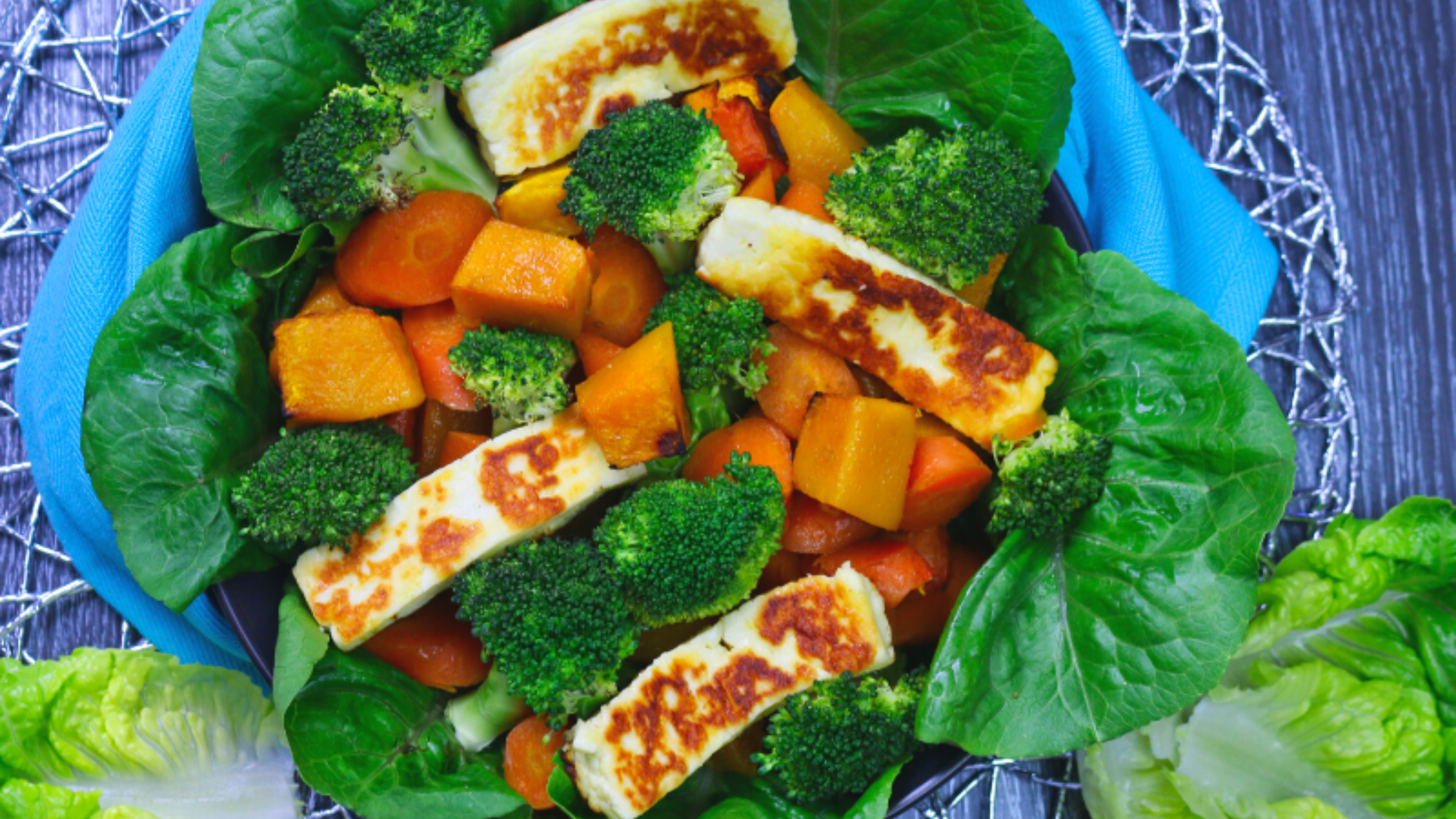 Haloumi Roast Vegetable Salad