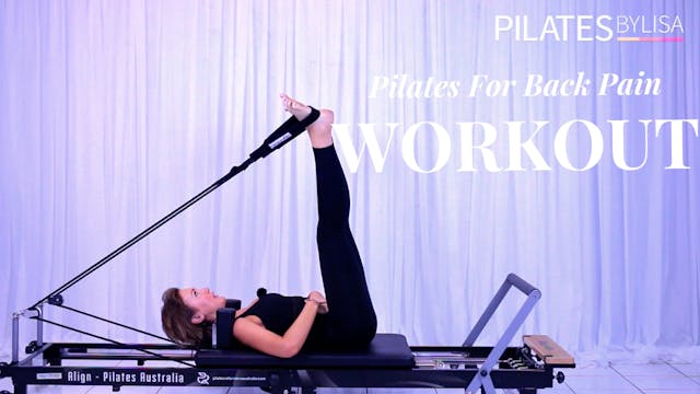 Pilates For Back Pain Reformer Workout