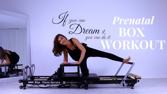 Mom's Luscious Legs, Prenatal Reformer Pilates videos online at 23