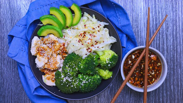 Spicy Chicken Green Bowl