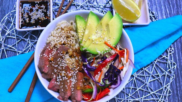 Beef Terriyaki With Sesame
