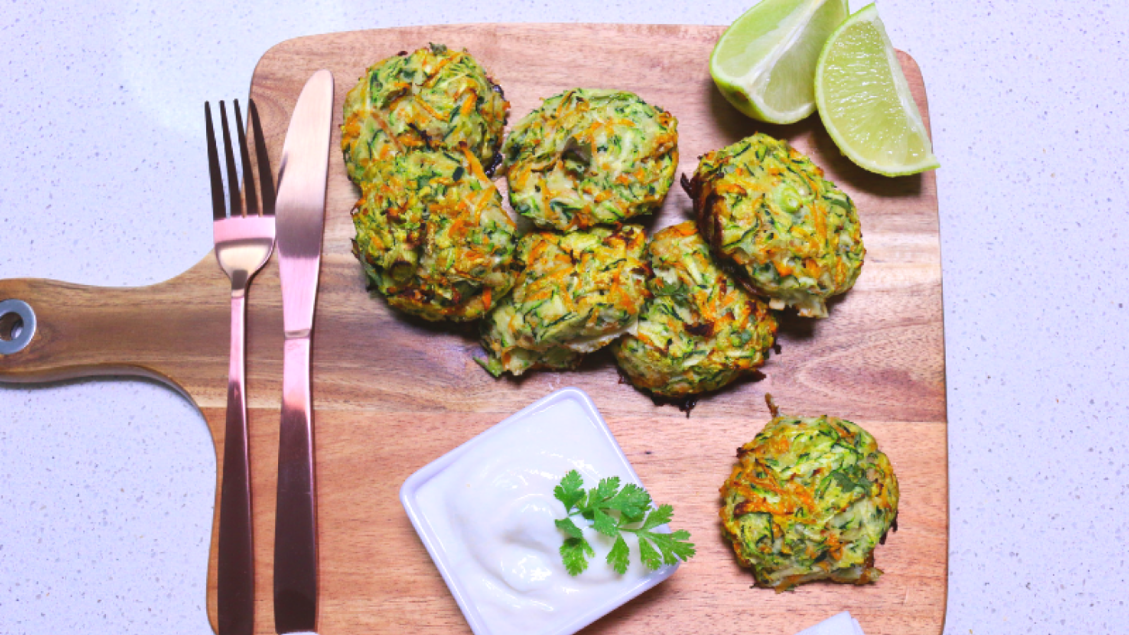 Zucchini Carrot Cakes