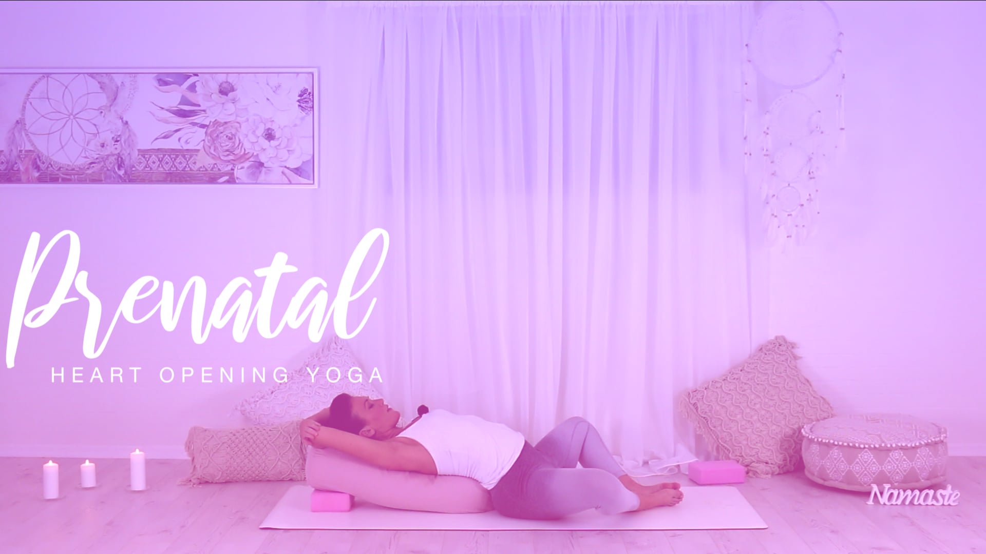 Prenatal Yoga Program: Heart Opening Routine