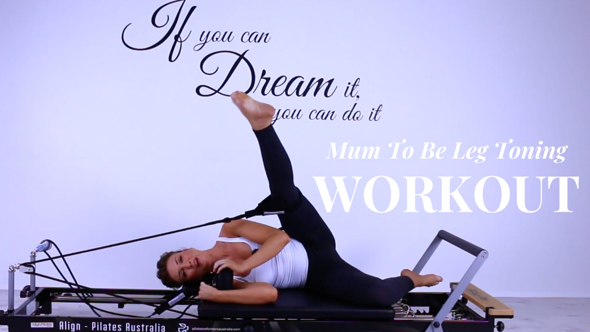 Mum To Be Leg Toning Reformer Workout