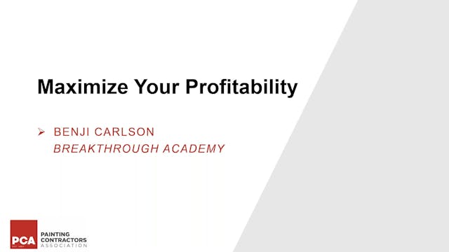 Maximize Your Profitability