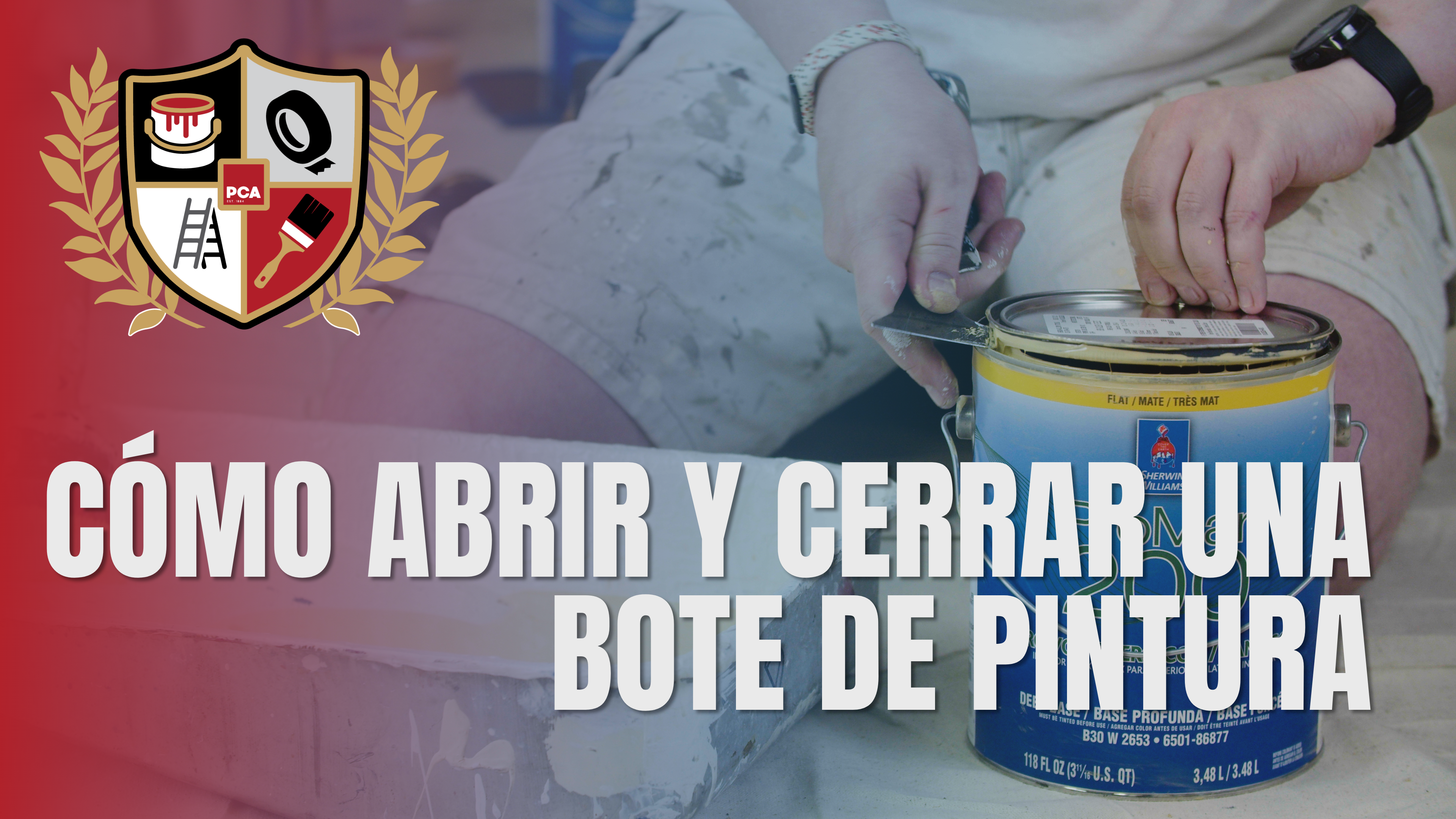 Cómo Abrir y Cerrar una Bote de Pintura