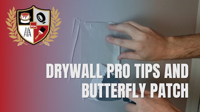 Drywall Pro Tips and Butterfly Patch