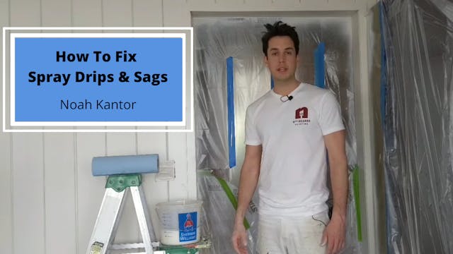 How to Fix Spray Drips & Sags