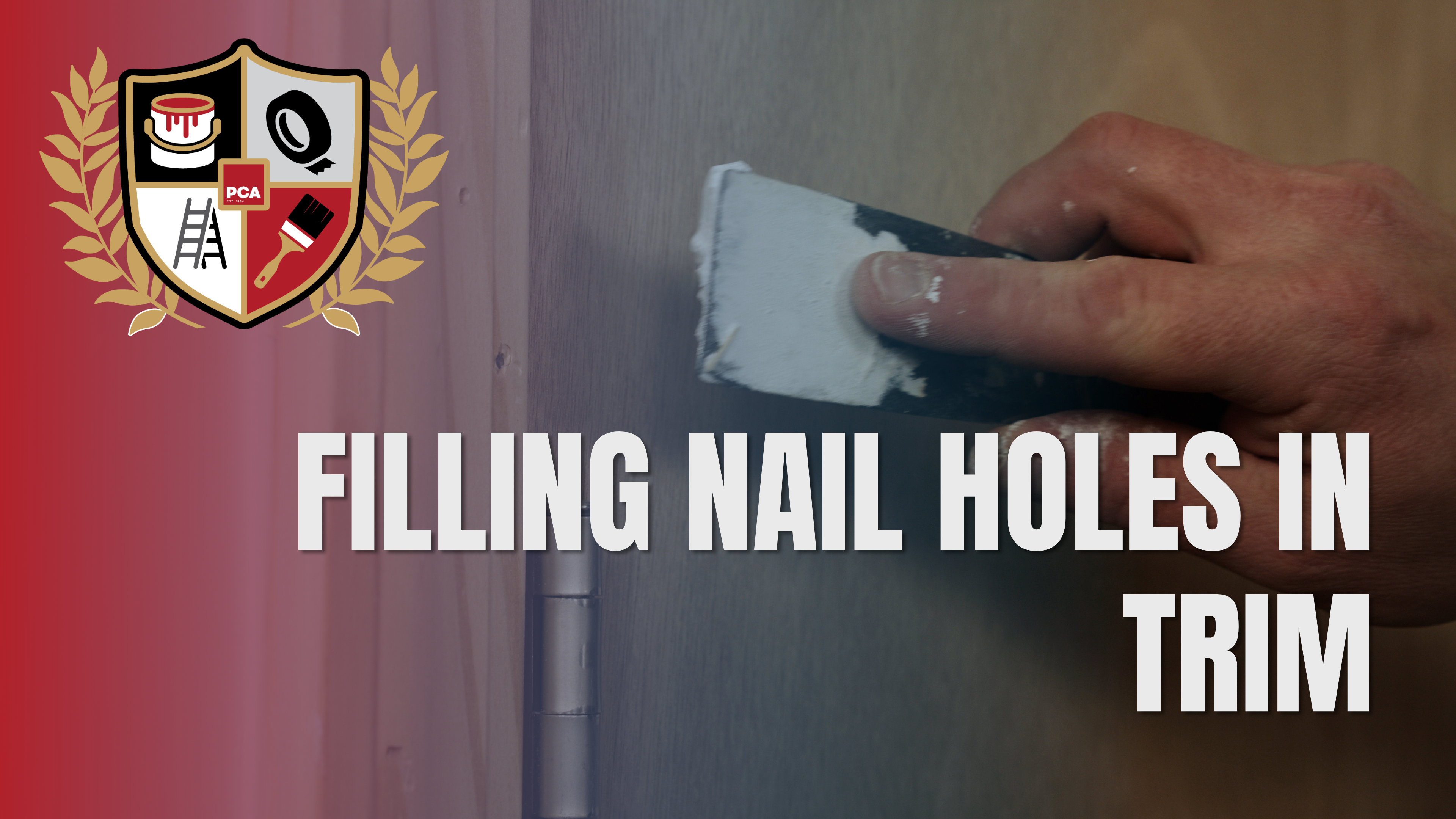 Filling Nail Holes In Trim