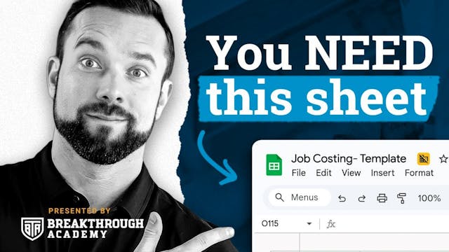 STOP Losing Money on Jobs (Job Costin...