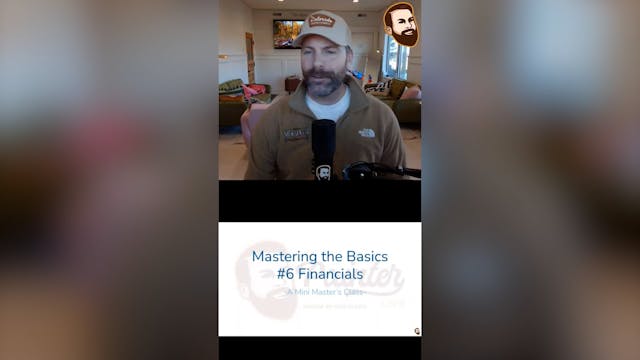 Mastering the Basics #6 Financials