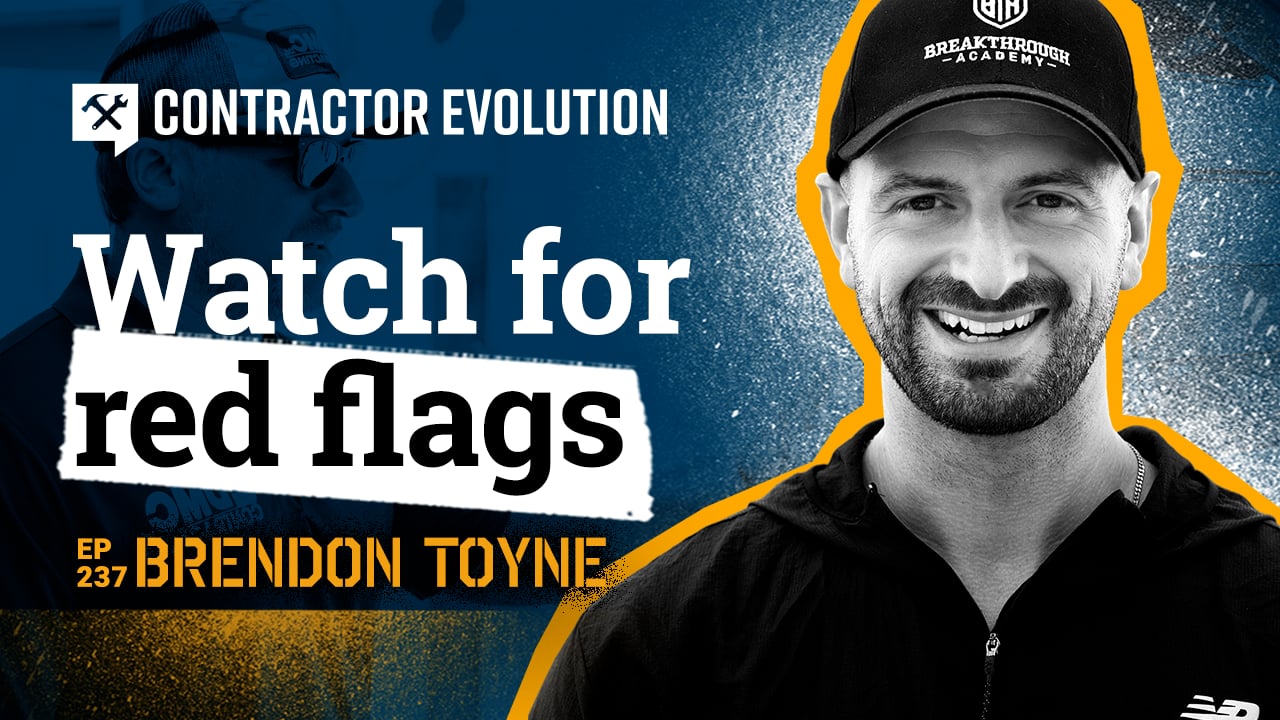 The #1 Mistake Contractors Make With Coaching (Costly!) - Brendon Toyne