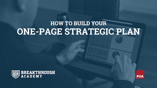 Your 2021 Strategic Plan