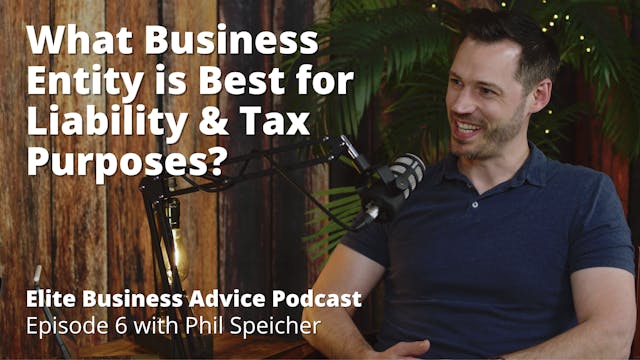 Business Entities for Liability & Tax...