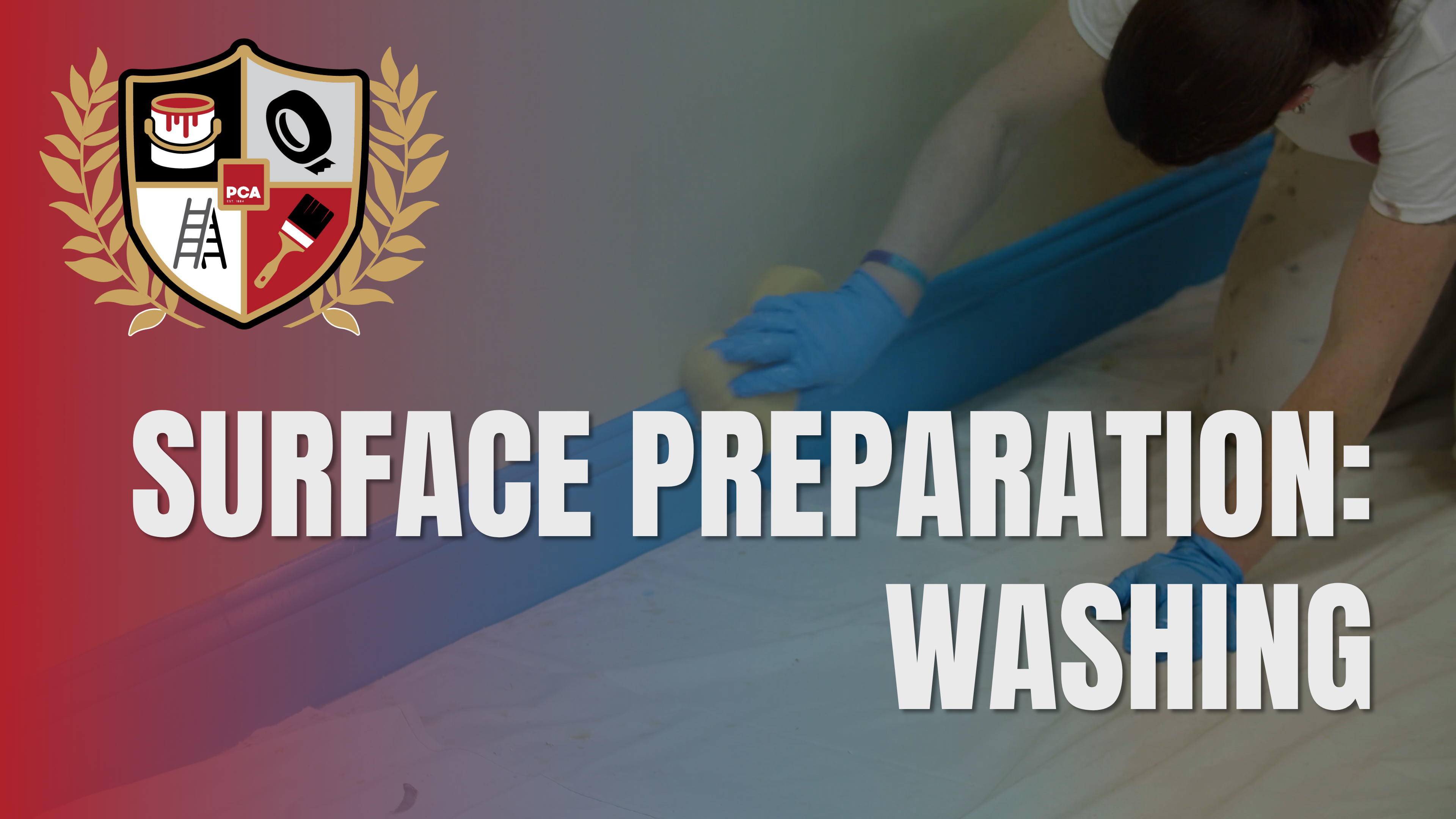 Surface Preparation: Washing