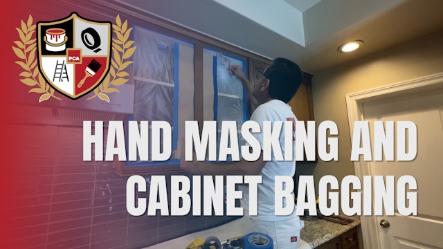 Hand Masking & Cabinet Bagging