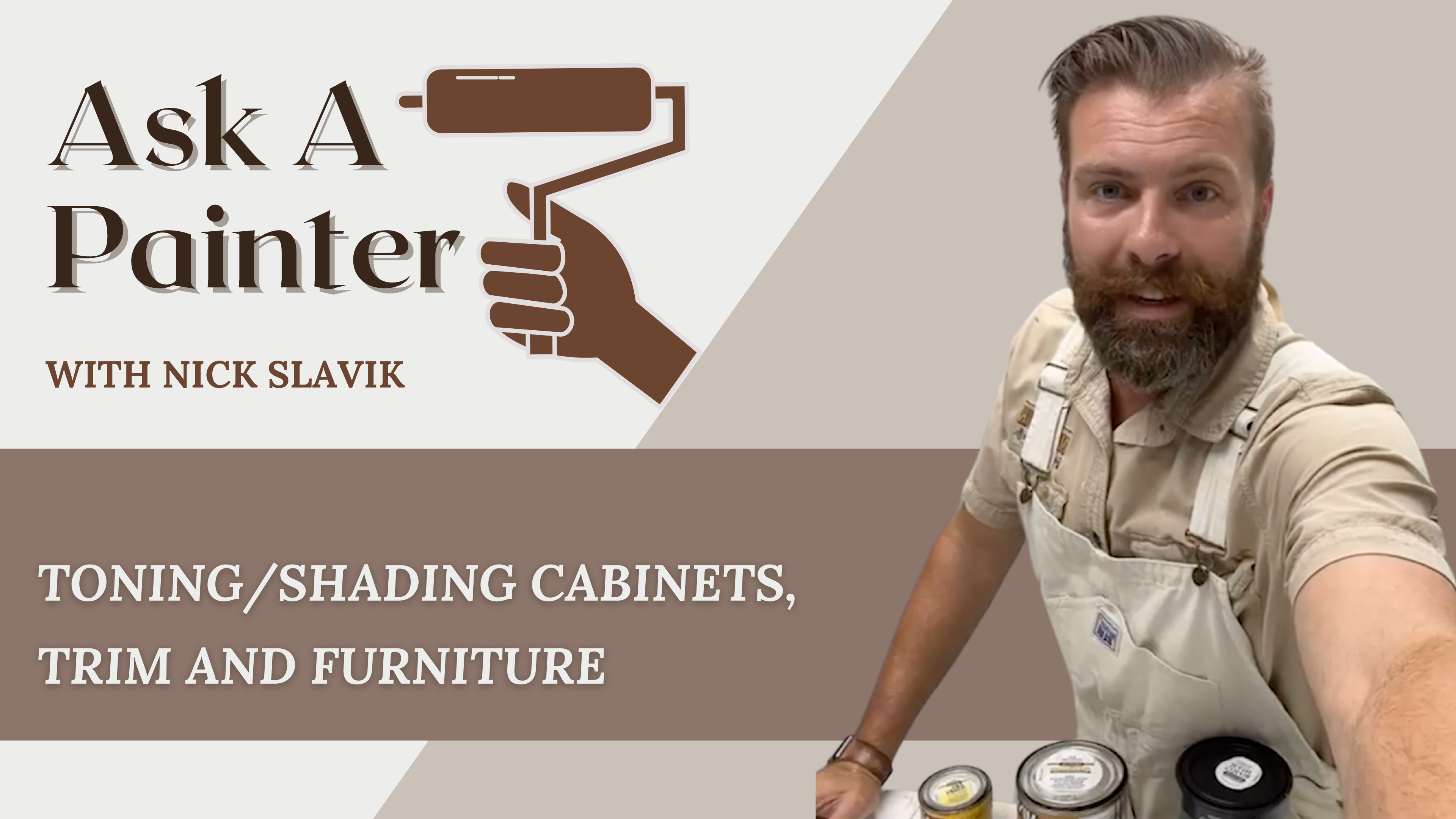 Toning/Shading Cabinets, Trim and Furniture