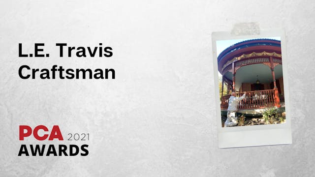 L.E. Travis Craftsman Award