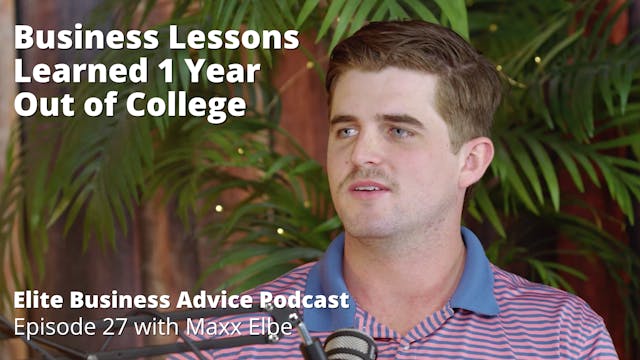 Biggest Business Lessons