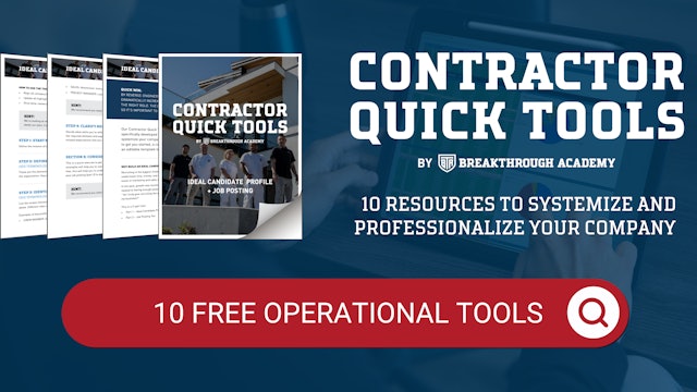 10 Contractor Quick Tools