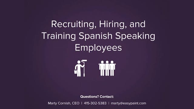 Recruiting Spanish Speakers