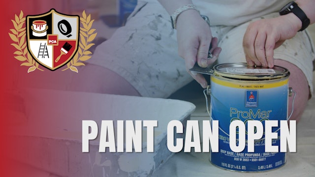 Paint Can Open & Closing