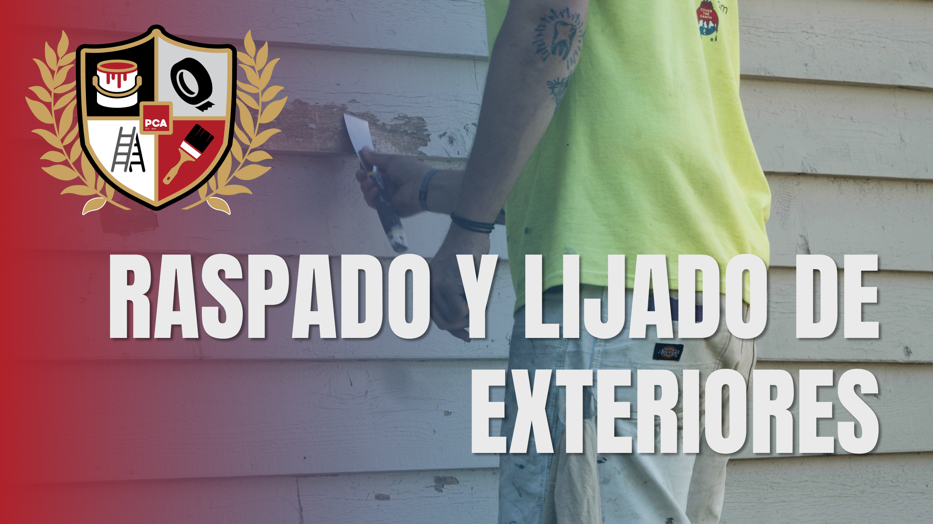 Raspado y lijado de exteriores