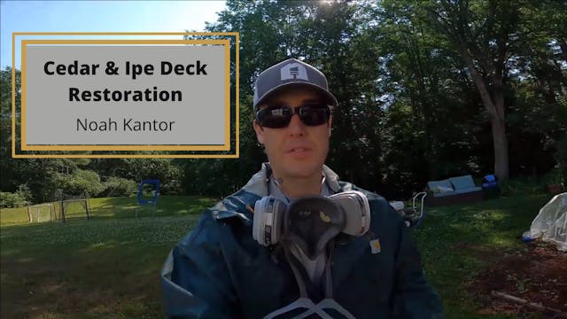 Cedar & Ipe Deck Restoration