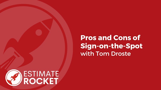 Pros and Cons of Sign-on-the-Spot