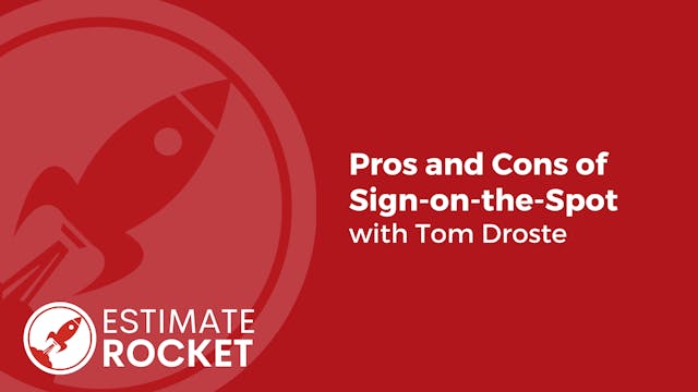 Pros and Cons of Sign-on-the-Spot