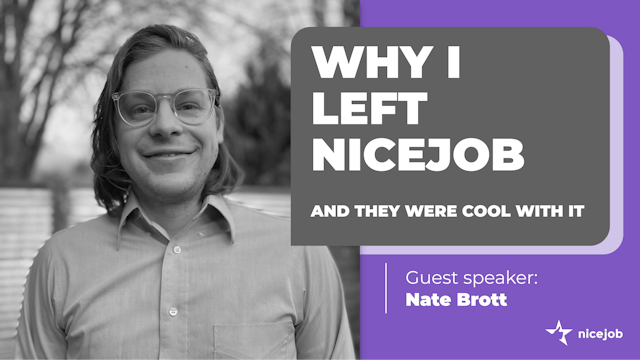 Why I left NiceJob
