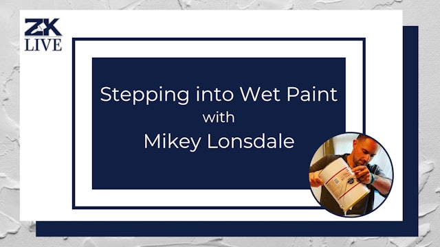 Stepping into Wet Paint
