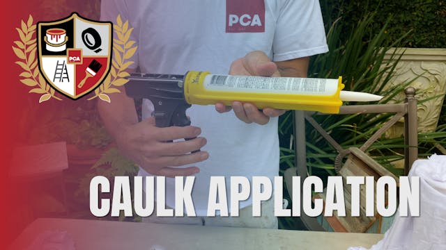 Caulk Application