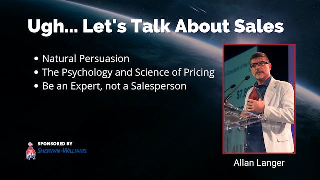 Ugh... Let's Talk About Sales