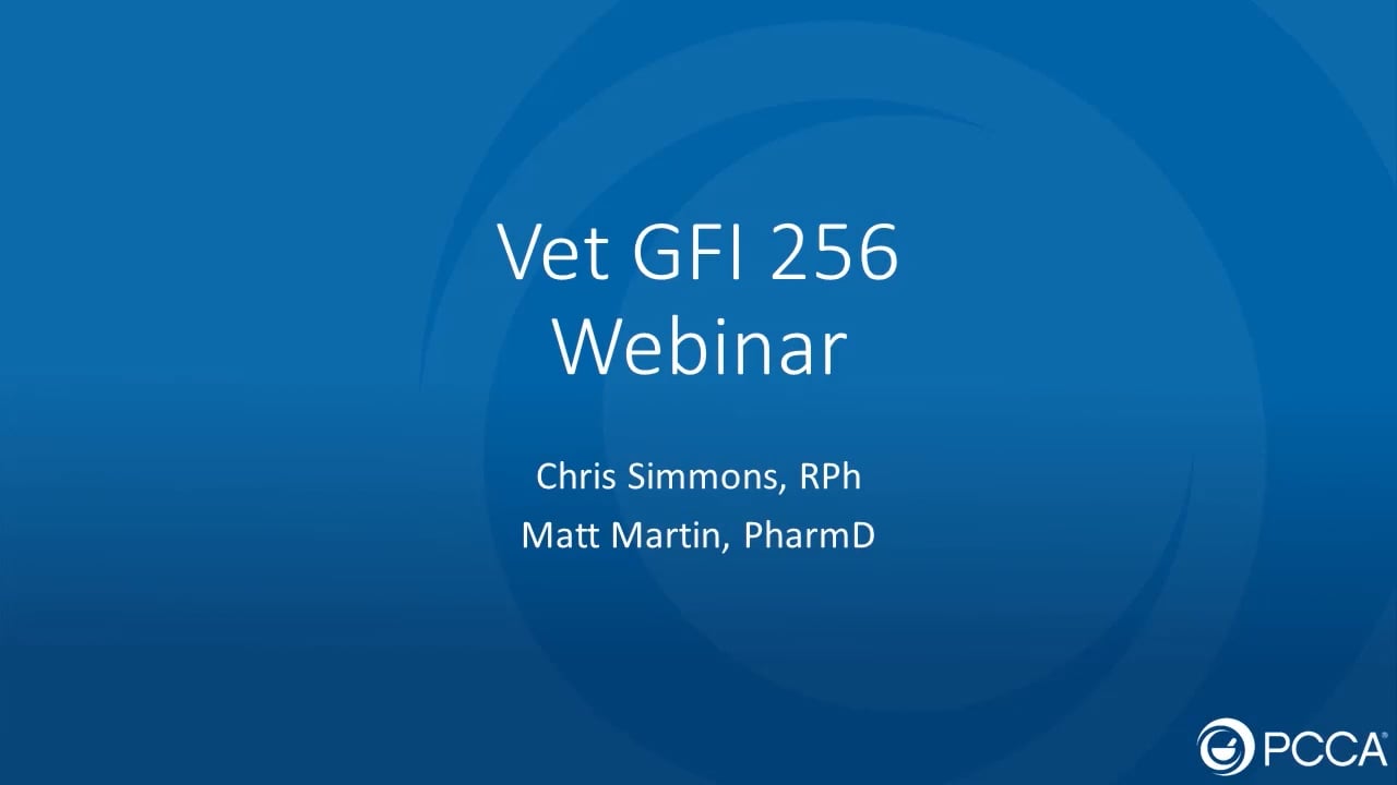 Proposed FDA Guidance for Industry #256