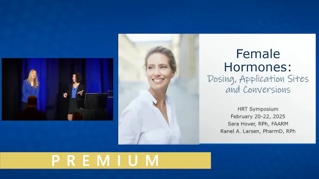 Female Hormones: Dosing, Application ...