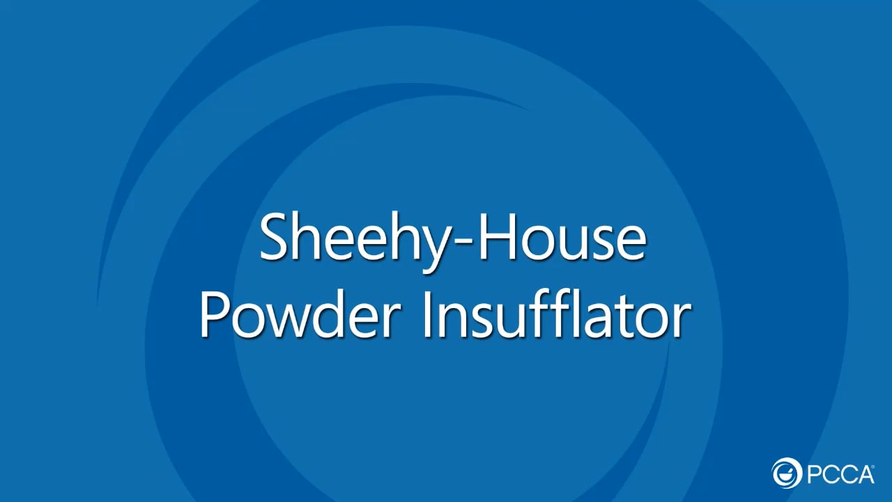 Sheehy-House Powder Insufflator