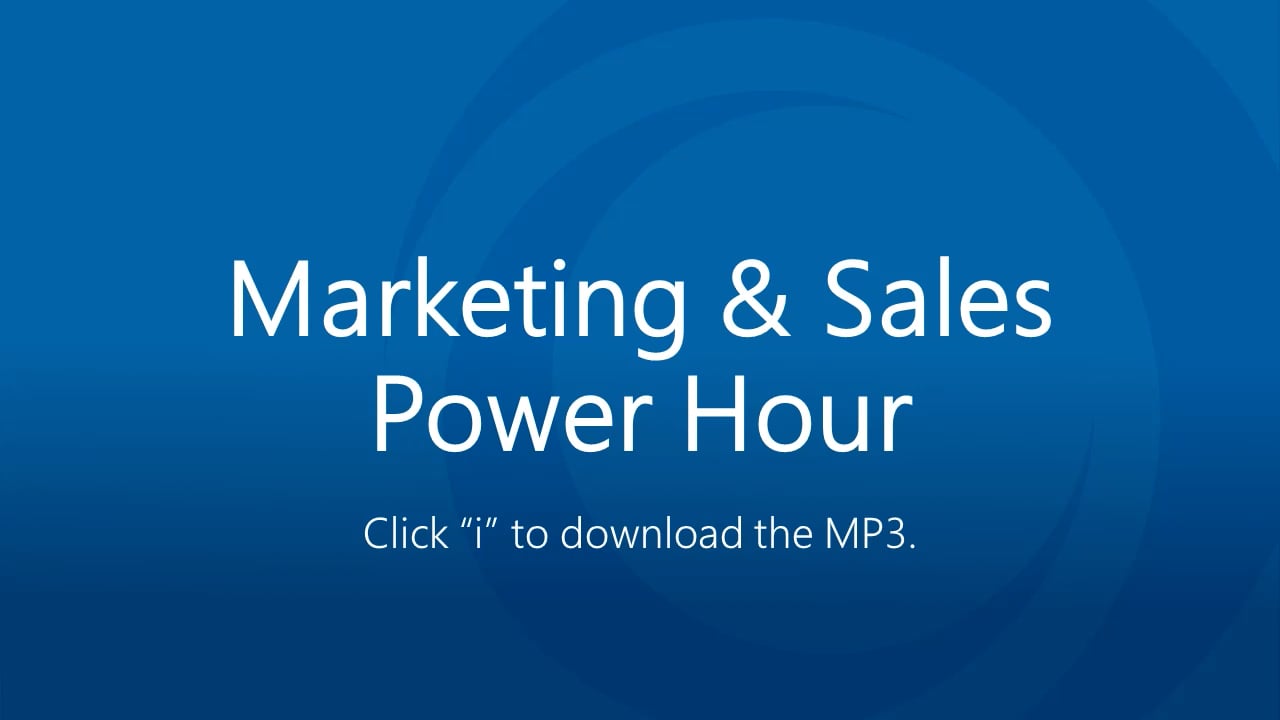 Power Hour-2022-01-January: Establishing The Right Goals For Pharmacy Growth