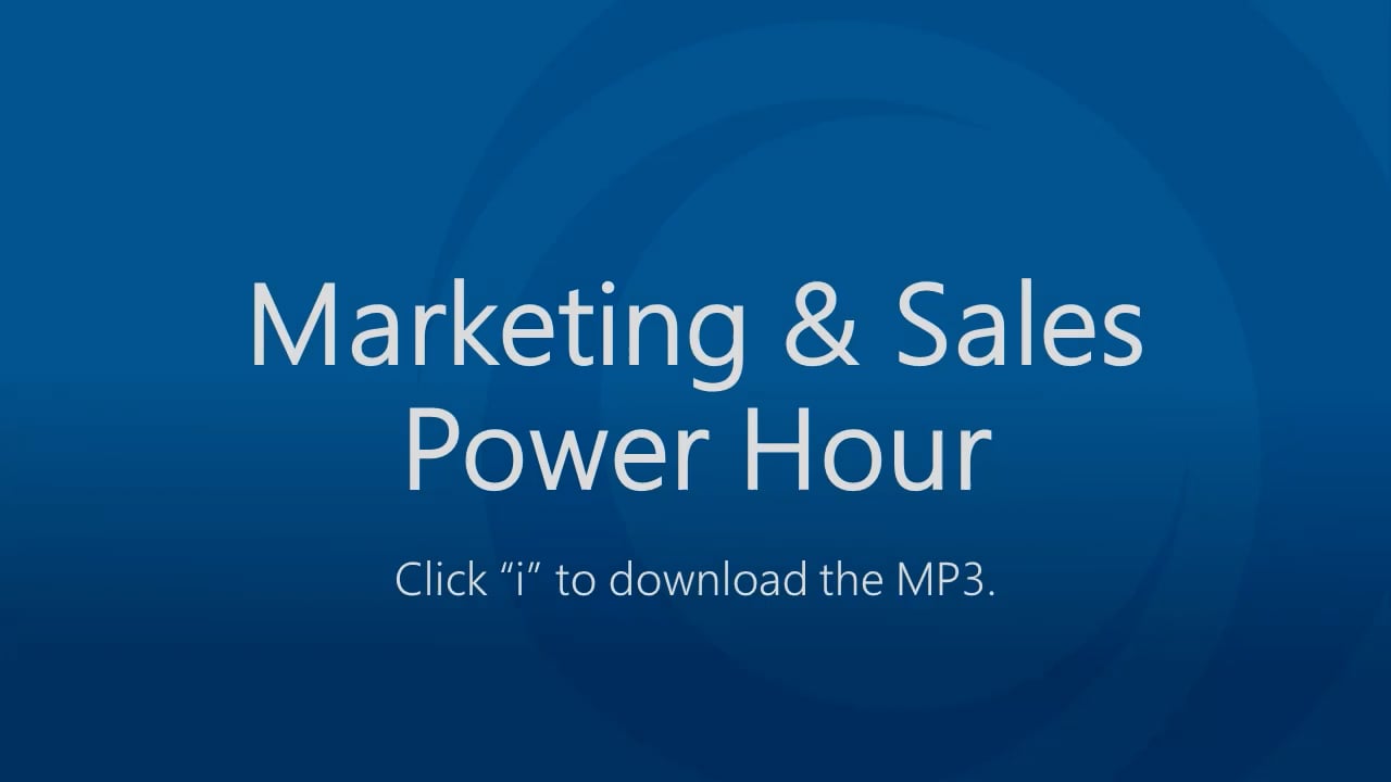 Power Hour-2022-07-July: PCCA as Your Competitive Advantage