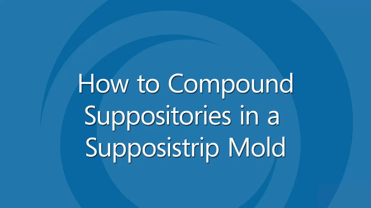 Suppositories (Supposistrip Mold)