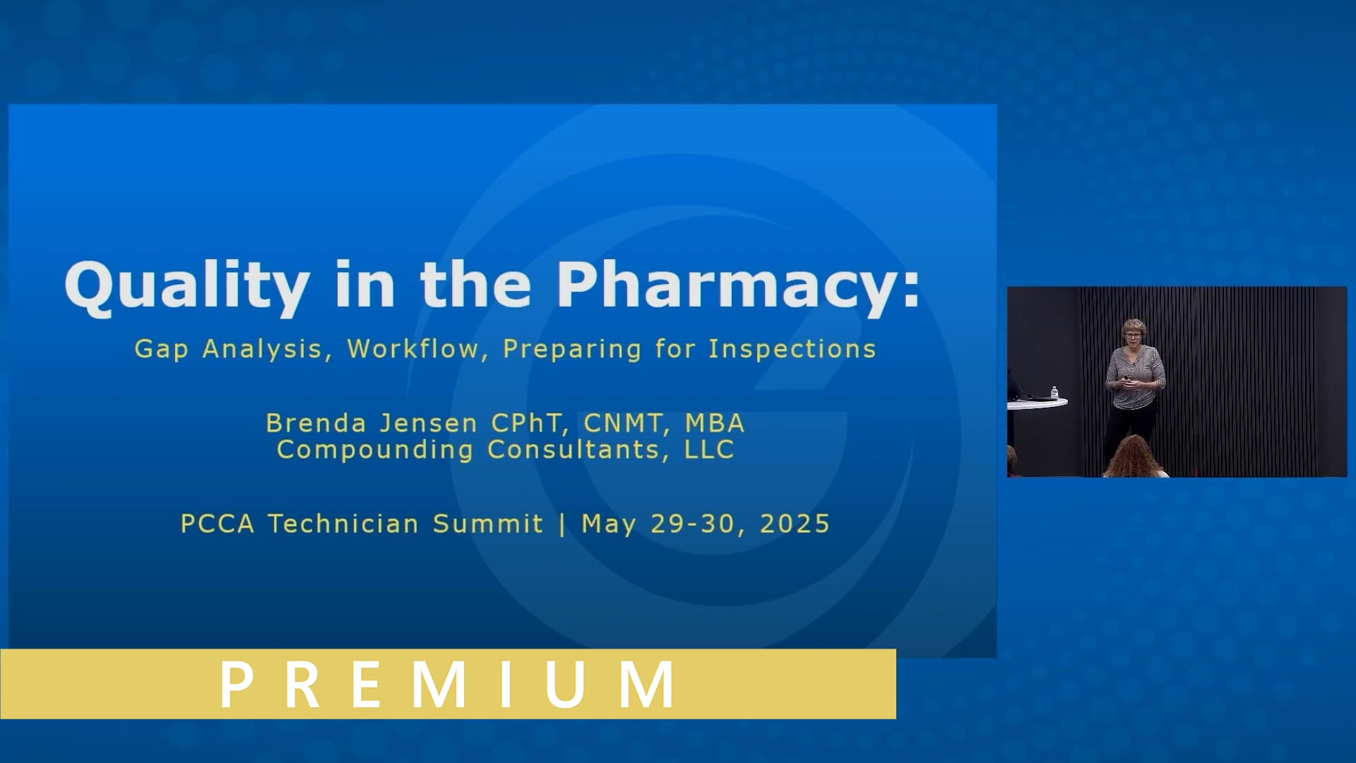 Quality in the Compounding Pharmacy- Gap Analysis, Workflow, Inspections