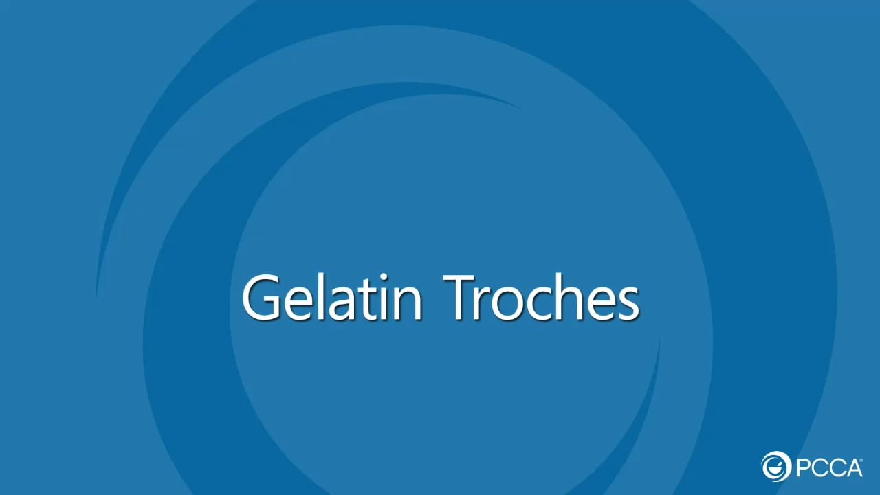 Troches (Gelatin)
