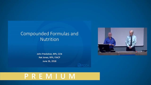 Compounded Formulations & Nutrition: ...