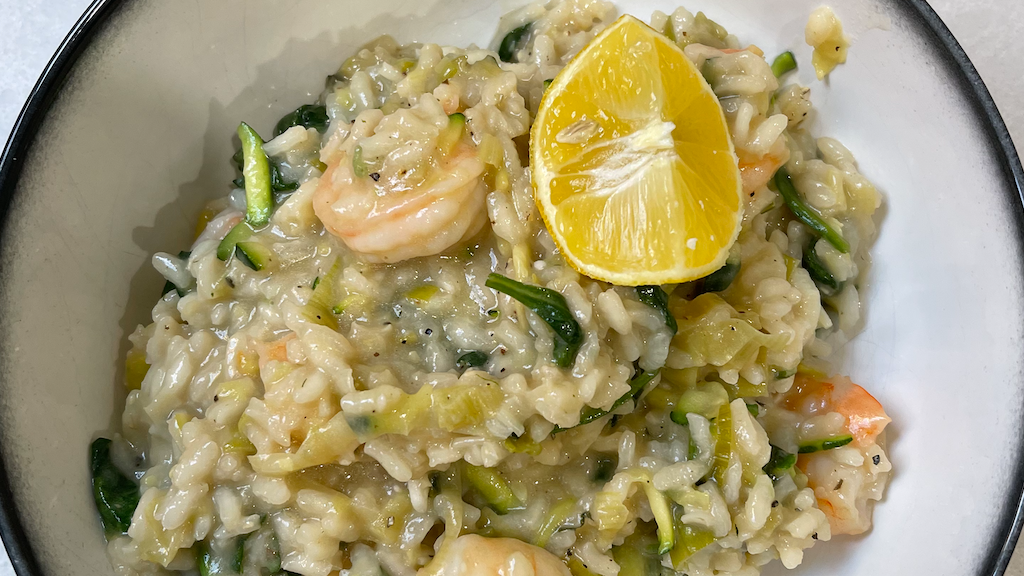 Bec's Prawn and Leek Risotto