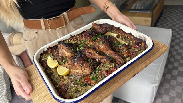 Tori's Middle Eastern Chicken - On Rice