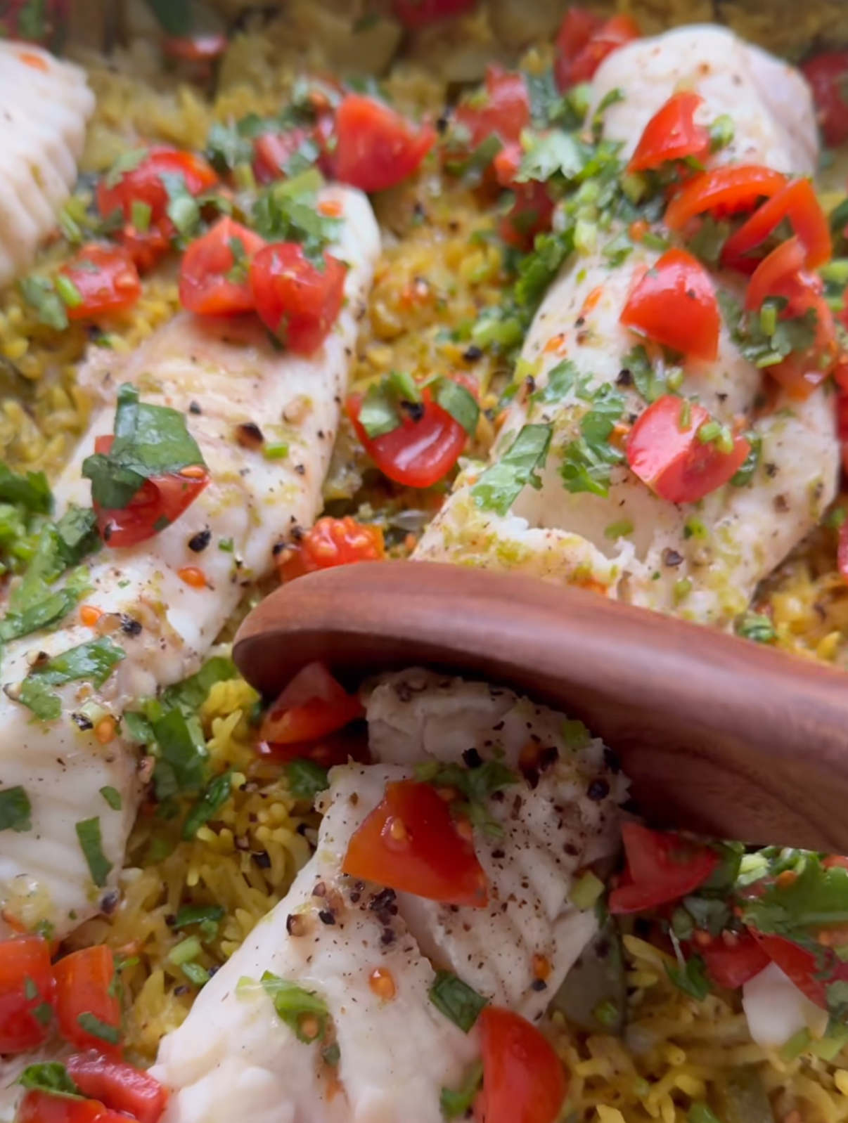 Open Pan Baked Fish